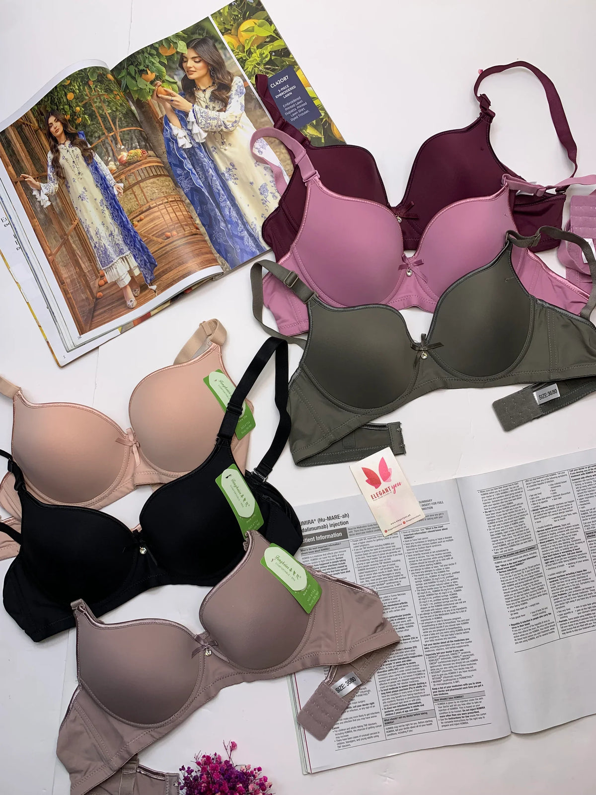 Demi Cup Daily-wear Push-up Bra ( PACK OF 3 )
